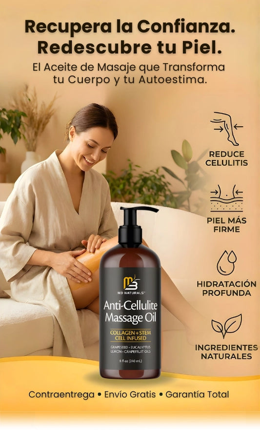 M3 Naturals Celulitis Oil Massage 250ml