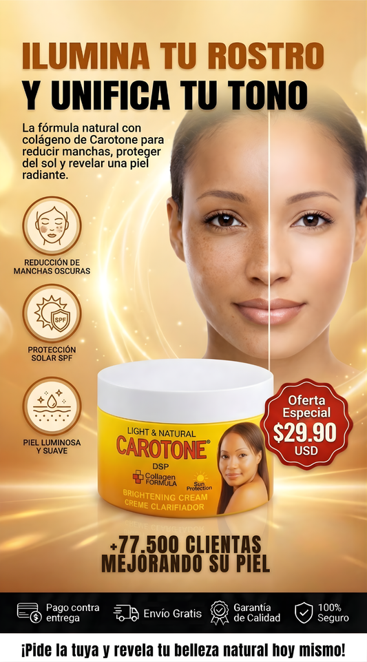 CAROTONE™ | Quita Manchas Crema + Jabón + Obsequio