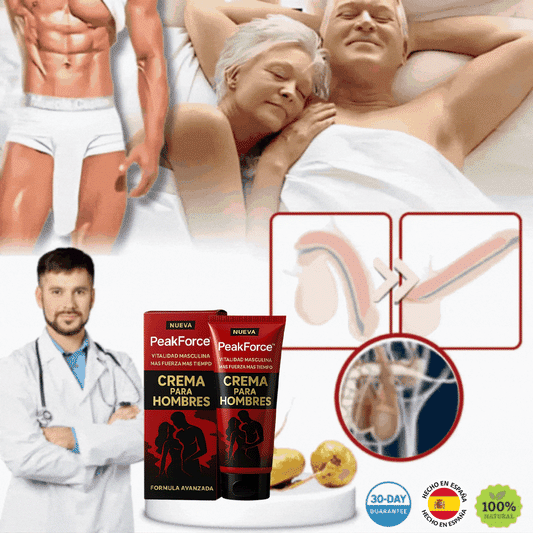 PeakForce Crema para Hombres | Mejora tus ereccíones y deja de ser precoz
